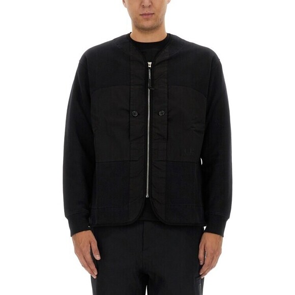 C.P. Company Buttoned Front Zip Sweatshirt - NWT